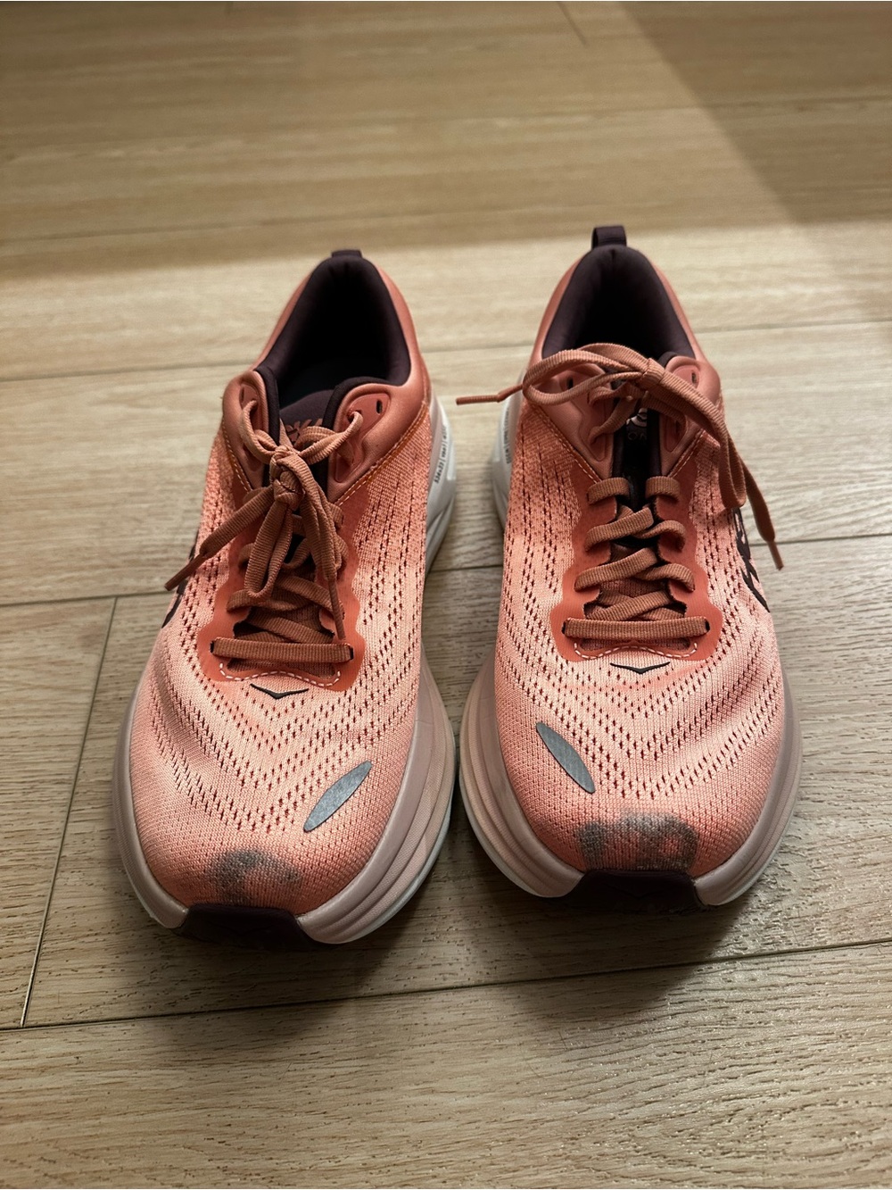Hoka Women's Coral/Peach Running Shoes